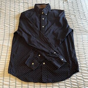 AEO Polka-dot Button Down